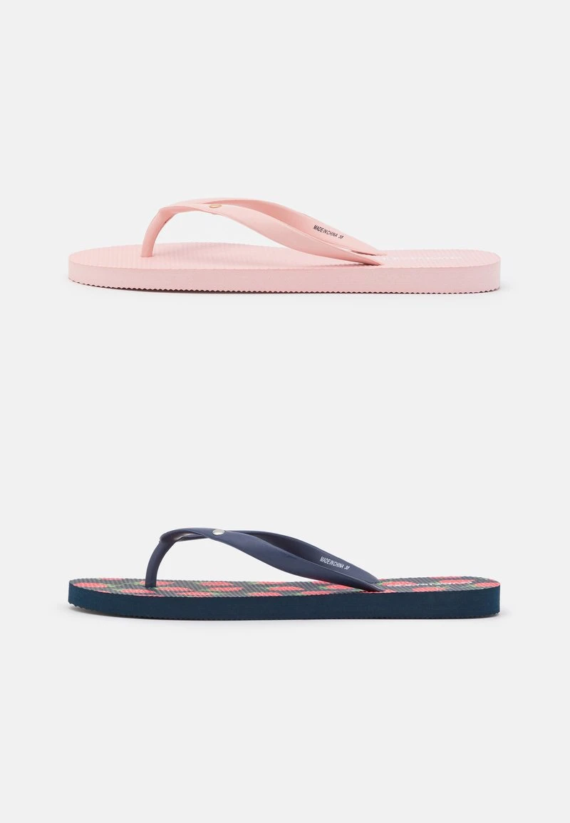 Even&Odd Mujer 2 PACK - Sandalias De Dedo - Light Pink/dark Blue 4 Even&Odd Mujer 2 PACK - Sandalias De Dedo - Light Pink/dark Blue - Imagen 2