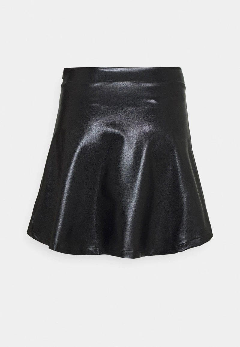 Even&Odd Mujer Mini PU Leather A-line Skirt - Falda Acampanada - Black 9 Even&Odd Mujer Mini PU Leather A-line Skirt - Falda Acampanada - Black - Imagen 7