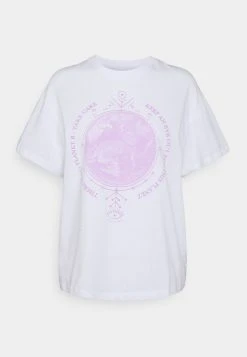 Even&Odd Mujer Camiseta Estampada - White