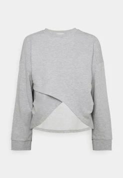 Even&Odd Mujer WRAP FRONT - Sudadera - Mottled Light Grey -Even&Odd Ventas 2024 02e64b1a3e474776956b6a6af4e607e9