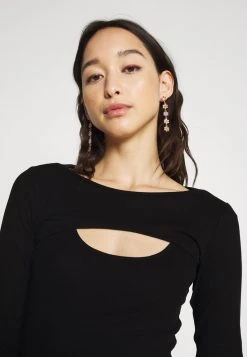 Even&Odd Mujer MINI DOYCON DRESS WITH DETEACHABLE LONG SLEEVES SET - Vestido De Tubo - Black -Even&Odd Ventas 2024 02e8fe2978744832975915667df4d333