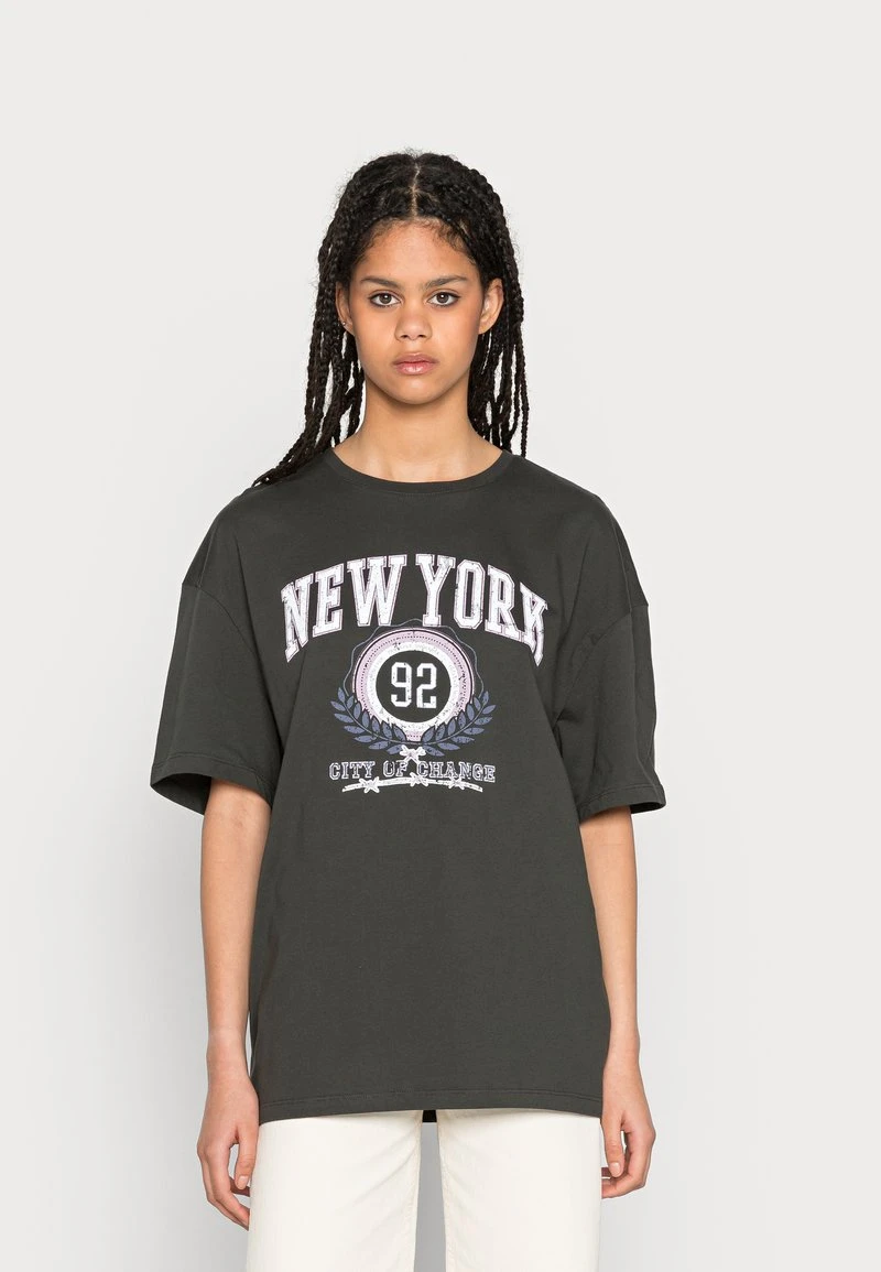 Even&Odd Mujer Camiseta Estampada - Anthracite 3 Even&Odd Mujer Camiseta Estampada - Anthracite