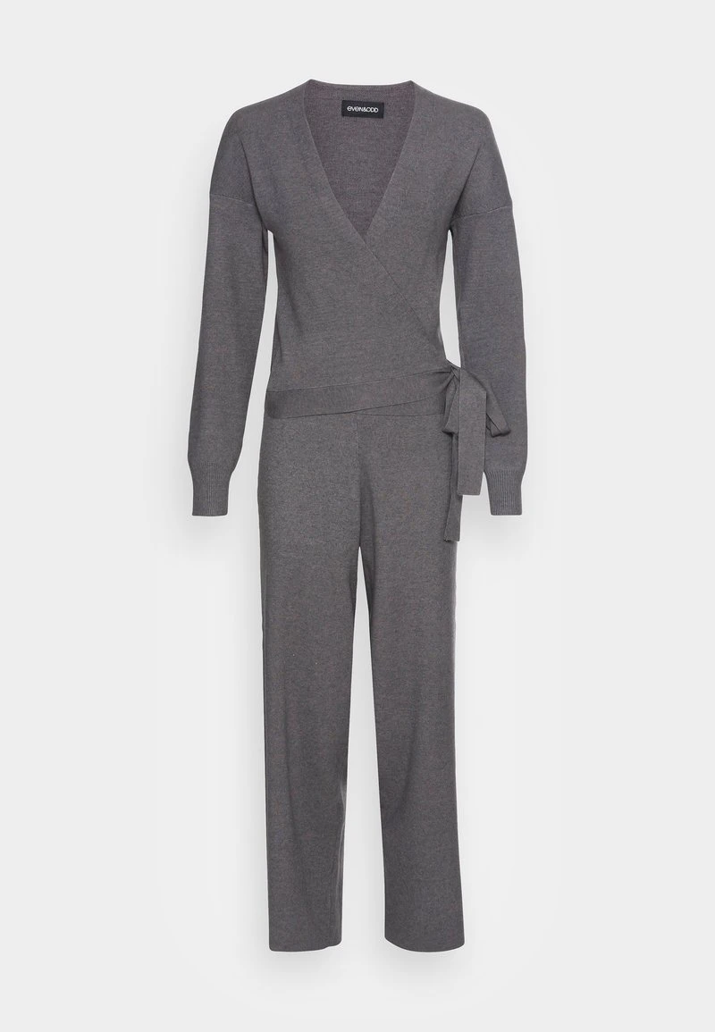 Even&Odd Mujer WRAPPED CARDIGAN SET - Chaqueta De Punto - Mottled Dark Grey 6 Even&Odd Mujer WRAPPED CARDIGAN SET - Chaqueta De Punto - Mottled Dark Grey - Imagen 4