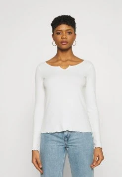 Even&Odd Mujer Camiseta De Manga Larga - White