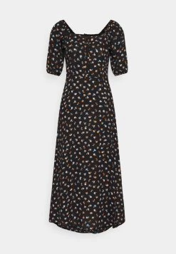 Even&Odd Mujer WOVEN MIDI SWEATHEART NECKLINE PRINTED - Vestido Informal - Black/white -Even&Odd Ventas 2024 05712bcbf42244e0b5c46d9447cde8b7