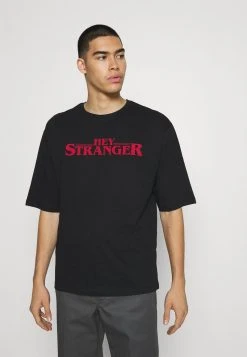 Even&Odd Unisexo Camiseta Estampada - Black