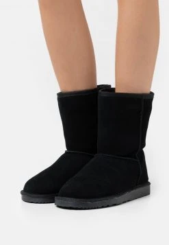 Even&Odd Mujer WINTER BOOTIES LEATHER - Botines - Black