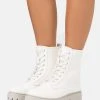 Even&Odd Mujer WINTER BOOT COMFORT - Botines Con Plataforma - Offwhite