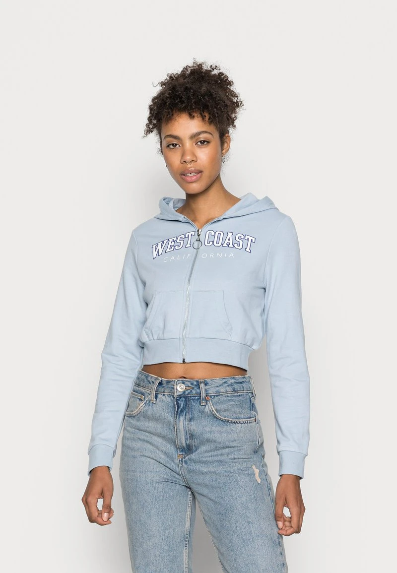 Even&Odd Mujer Sudadera Con Cremallera - Light Blue 3 Even&Odd Mujer Sudadera Con Cremallera - Light Blue