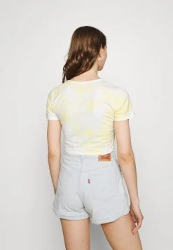 Even&Odd Mujer Camiseta Estampada - Yellow/white -Even&Odd Ventas 2024 0a620534bc9543349401ca0b7105ac2b