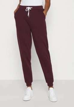 Even&Odd Mujer Regular Fit Jogger With Contrast - Pantalones Deportivos - Dark Red