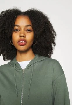 Even&Odd BASIC HOODIE JACKET WITH POCKETS - Jersey Con Capucha - Green, Mujer -Even&Odd Ventas 2024 0b0fbd317a6645eaaa5c9ab5d85e855c