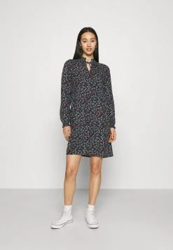 Even&Odd Vestido Informal - Black/blue, Mujer