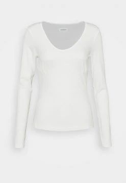 Even&Odd Mujer Camiseta De Manga Larga - White