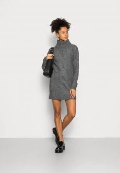 Even&Odd Mujer Vestido De Punto - Mottled Dark Grey -Even&Odd Ventas 2024 0e2faa4a30084343a7f1af4f2a3dc944