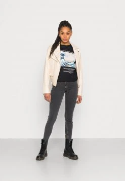 Even&Odd Mujer Camiseta Estampada - Black -Even&Odd Ventas 2024 11c152342d01419d8a90b519775458cb