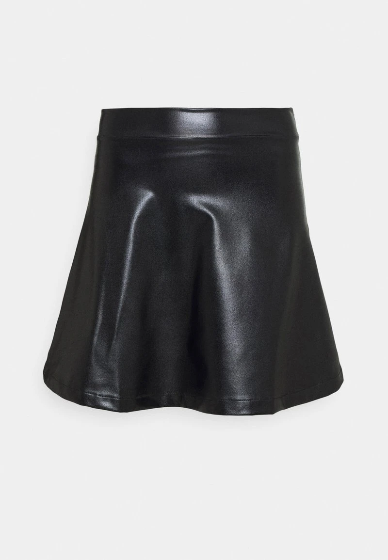 Even&Odd Mujer Mini PU Leather A-line Skirt - Falda Acampanada - Black 7 Even&Odd Mujer Mini PU Leather A-line Skirt - Falda Acampanada - Black - Imagen 5