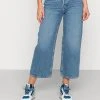 Even&Odd Mujer Vaqueros A Campana - Blue Denim