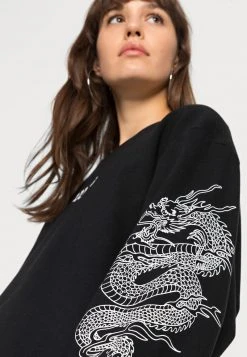 Even&Odd Mujer OVERSIZED DRAGON PRINT - Sudadera - Black -Even&Odd Ventas 2024 143d75668a074fd387a655f65d5fd33a