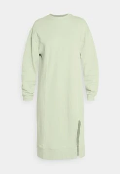 Even&Odd Mujer SWEAT - Midi Slit Dress - Vestido Informal - Light Green -Even&Odd Ventas 2024 15870c1944f347bb81e06e553bce3c40