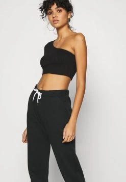 Even&Odd Mujer Regular Fit Jogger With Contrast - Pantalones Deportivos - Black -Even&Odd Ventas 2024 15e7794759944ee882d84813efebd177