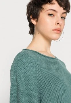 Even&Odd OVERSIZE CROPPED ROLLED EDGE JUMPER - Jersey De Punto - Green, Mujer -Even&Odd Ventas 2024 163b2bb5f24c4e5ab5c656ff93b3fefd