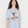 Even&Odd Mujer Camiseta Estampada - Blue -Even&Odd Ventas 2024 1723cc16dcc44e65b56e804d1789c010