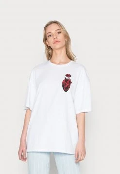 Even&Odd Mujer Camiseta Estampada - White -Even&Odd Ventas 2024 1733cbcf99eb4403ad83b44f3958fc1b