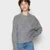 Even&Odd Mujer BAT SHAPE MOCK NECK SHORTER - Jersey De Punto - Mottled Grey 2 Even&Odd Mujer BAT SHAPE MOCK NECK SHORTER - Jersey De Punto - Mottled Grey -Even&Odd Ventas 2024 18196c551fe54ba1823332b6bdca78b0