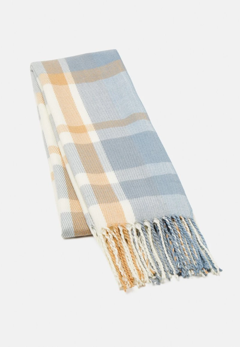 Even&Odd Bufanda - Blue/camel/off-white, Mujer 3 Even&Odd Bufanda - Blue/camel/off-white, Mujer