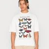 Even&Odd Unisexo Camiseta Estampada - Off-white