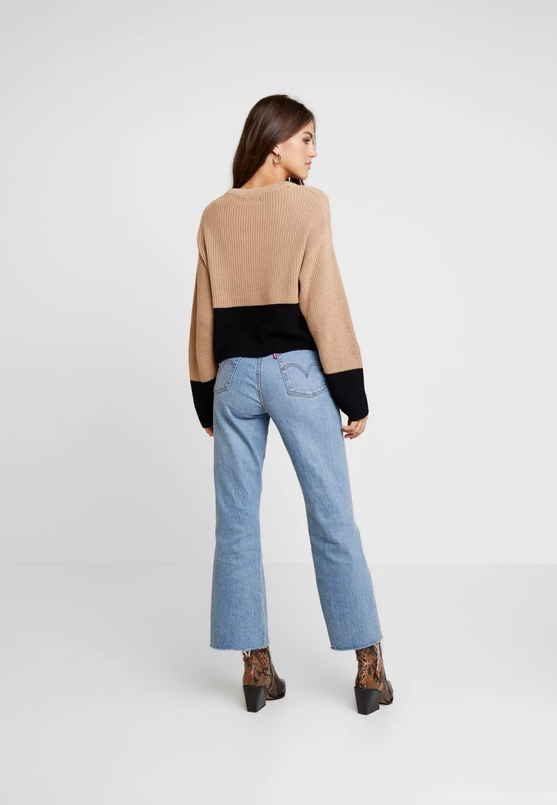 Even&Odd Mujer Jersey De Punto - Sand/black 5 Even&Odd Mujer Jersey De Punto - Sand/black - Imagen 3