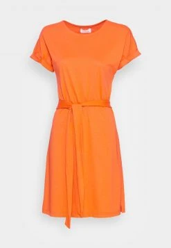 Even&Odd Mujer BASIC Short Sleeves Mini Belted Dress - Vestido Ligero - Orange -Even&Odd Ventas 2024 1c10831db8cb49abb7d52cbe989113d5