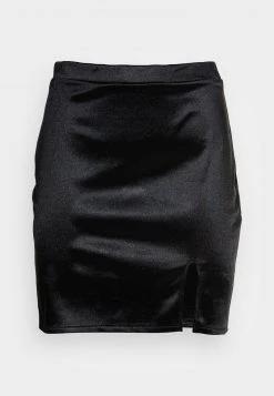 Even&Odd Mujer BODYCON SKIRT WITH SLIT - Minifalda - Black -Even&Odd Ventas 2024 1d6f7e097fe2467aad077932b61c1064