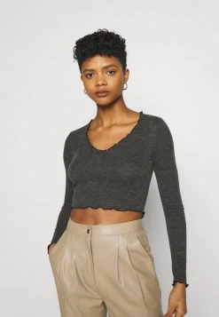 Even&Odd Mujer Camiseta De Manga Larga - Grey