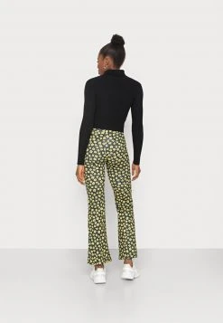 Even&Odd Mujer Pantalones - Black/yellow -Even&Odd Ventas 2024 20a64d71c88d4ec9a1192e5c66fbae42