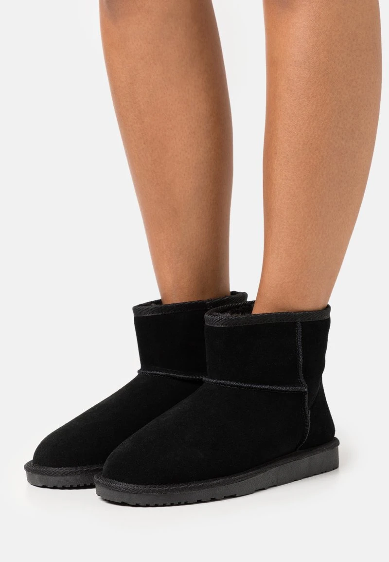 Even&Odd Mujer LEATHER WINTER BOOTIES - Botines - Black 3 Even&Odd Mujer LEATHER WINTER BOOTIES - Botines - Black