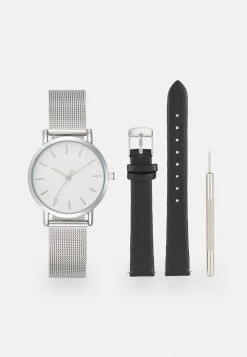Even&Odd SET - Reloj - Silver/black, Mujer