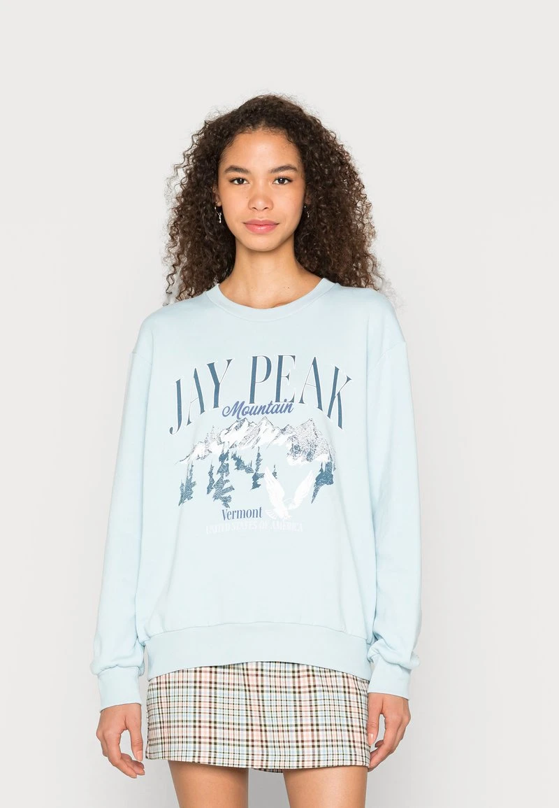 Even&Odd Mujer PRINTED OVERSIZED - Sudadera - Light Blue 3 Even&Odd Mujer PRINTED OVERSIZED - Sudadera - Light Blue