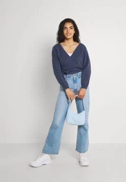 Even&Odd Mujer WICKELJACKE - Chaqueta De Punto - Blue-grey -Even&Odd Ventas 2024 2539916e35d14602a63113e57a9b8f1c