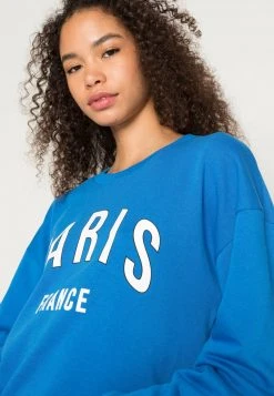 Even&Odd Mujer PRINTED LOOSE FIT - Sudadera - Blue -Even&Odd Ventas 2024 25534442ecc446bd9a4bfe2e00676195