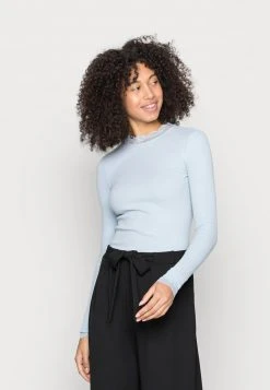 Even&Odd Camiseta De Manga Larga - Light Blue, Mujer