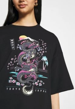 Even&Odd Mujer Camiseta Estampada - Black -Even&Odd Ventas 2024 25c22403e9004d9ea68516ce25e73161