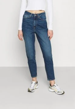 Even&Odd Mujer Mom Fit Jeans - Vaqueros Rectos - Blue Denim