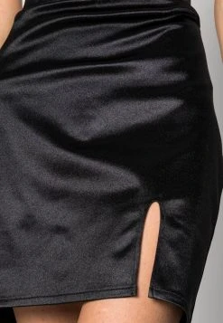 Even&Odd Mujer BODYCON SKIRT WITH SLIT - Minifalda - Black -Even&Odd Ventas 2024 29d4f760e88148d2bd64f64f92b9235d