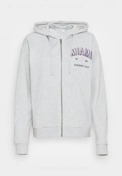Even&Odd EMBROIDERED OVERSIZED HOODED ZIP JACKET - Sudadera Con Cremallera - Mottled Light Grey, Mujer -Even&Odd Ventas 2024 2aaac35d271f4755ab7834d4ef96acb5