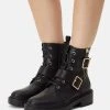 Even&Odd Mujer Botines Con Cordones - Black