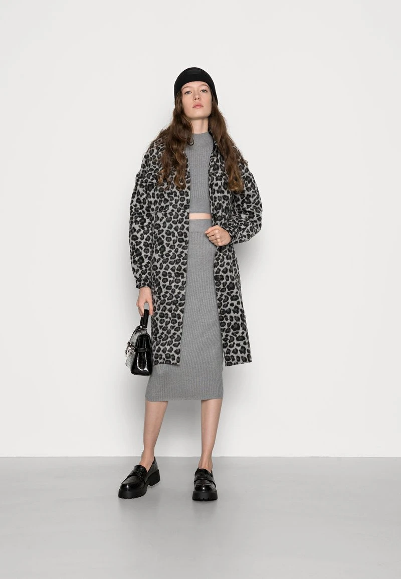 Even&Odd Mujer PERKIN CROPPED SKIRT SET - Jersey De Punto - Mottled Grey 4 Even&Odd Mujer PERKIN CROPPED SKIRT SET - Jersey De Punto - Mottled Grey - Imagen 2