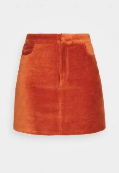 Even&Odd Mujer MINI CORDUROY HIGH ELASTIC WAIST SKIRT - Minifalda - Brown -Even&Odd Ventas 2024 2cd3e4b3eb994ee28e1e5b4f668653e2