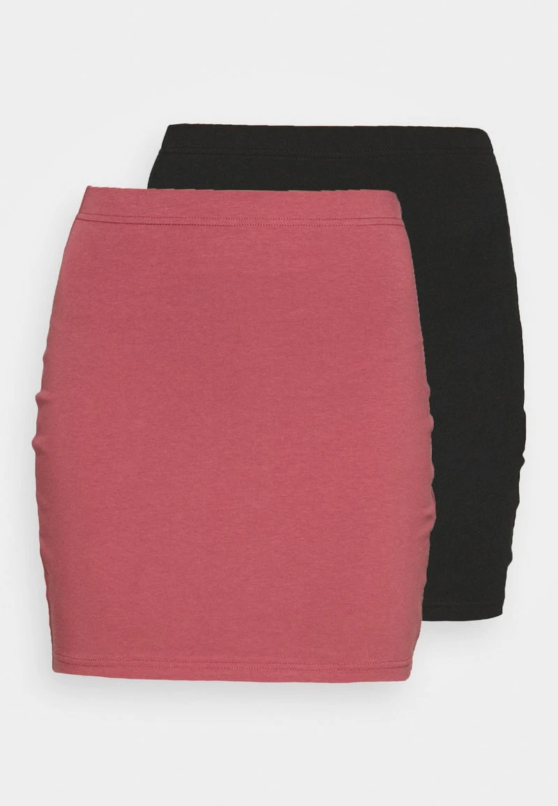 Even&Odd Mujer 2 PACK - Minifalda - Black/pink 7 Even&Odd Mujer 2 PACK - Minifalda - Black/pink - Imagen 5